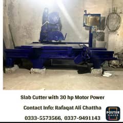 Slab cutter machine for Marble