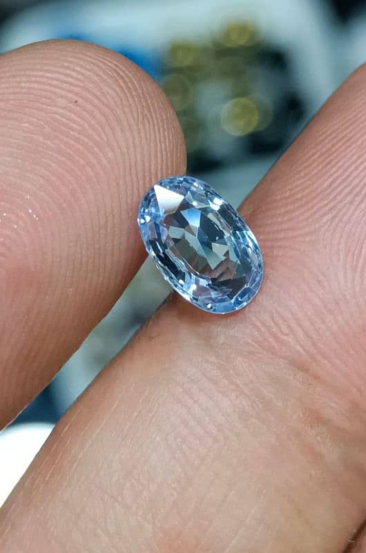 Top Quality Natural Blue Sapphire Neelam certified clean pc original 1