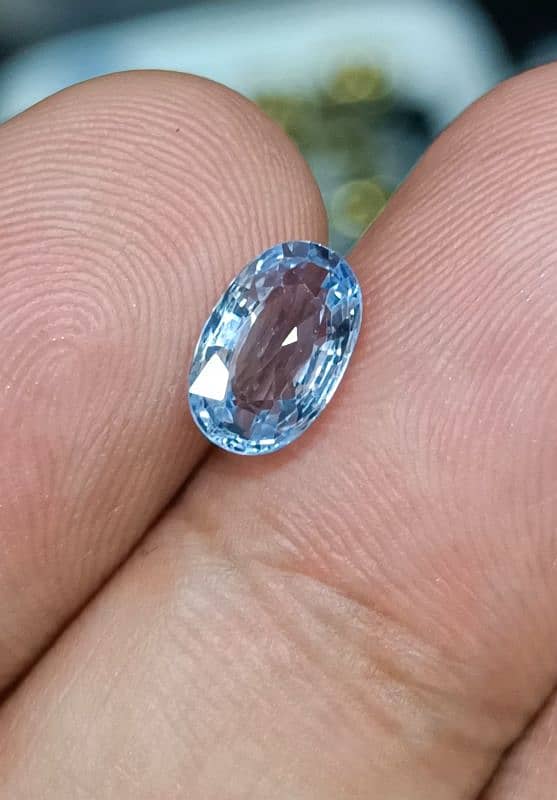 Top Quality Natural Blue Sapphire Neelam certified clean pc original 2