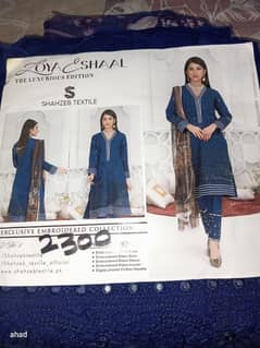 zoya eshaal orignal suit unstitched for women 0