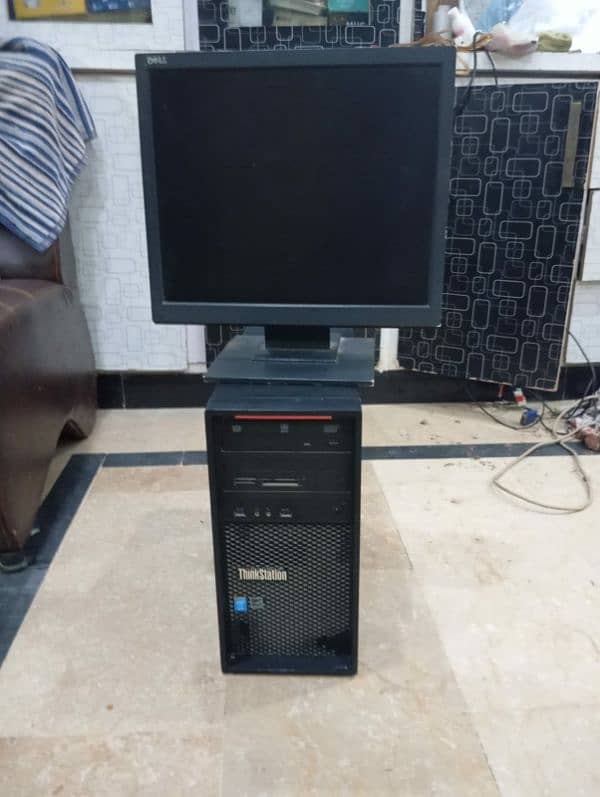 lenovo pc xeon E3 1231 core i7 4th Gen with 1 GB Graphics card and LED 6