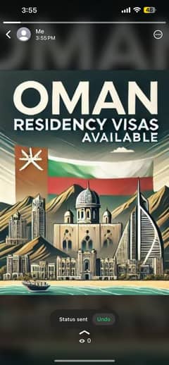 oman  visa with labor helper work for 2 years