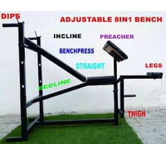 8 in 1 multifuntional bench