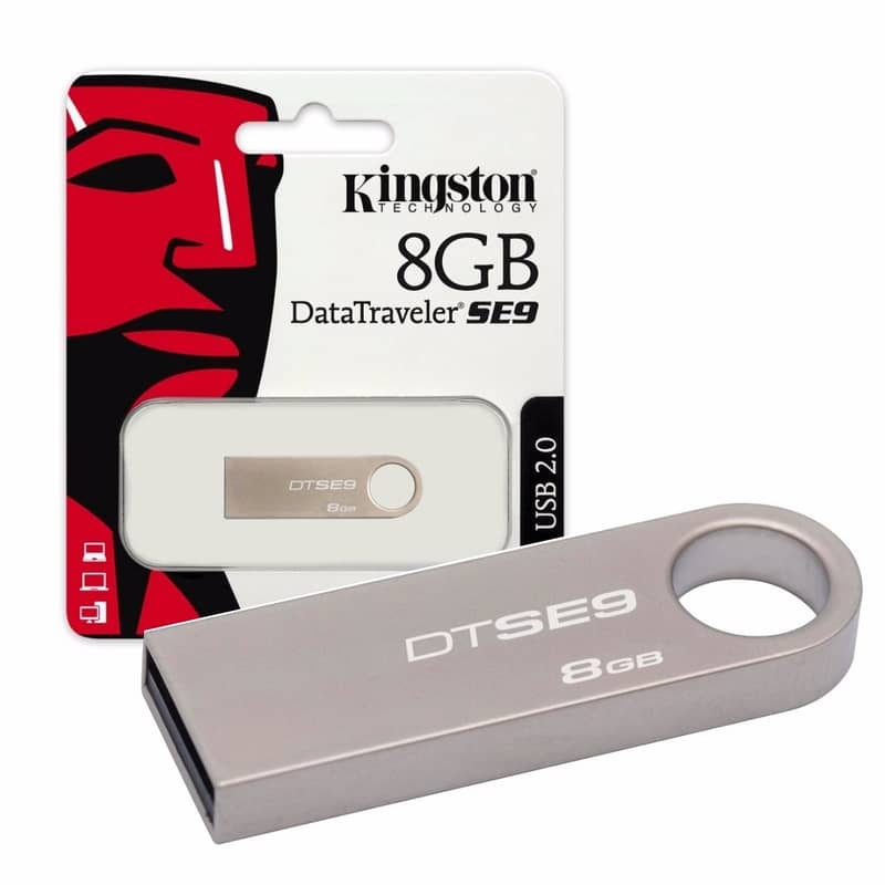 8 GB kin ston USB 0