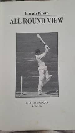 Imran Khan's cricket book (with free shirt&delivery)