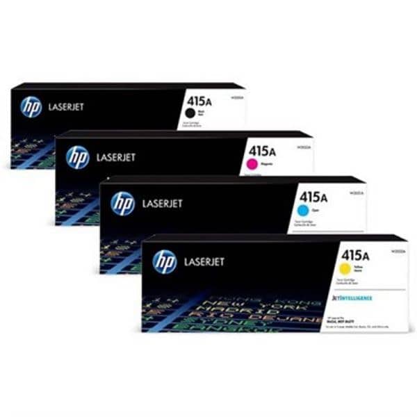 HP 415A Toner Cartridges Set for HP Color LaserJet Pro M454 0