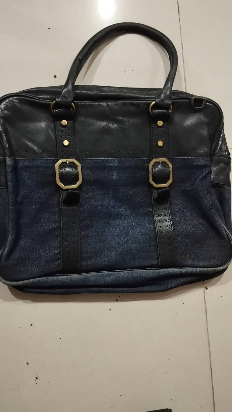 Slightly used denim bag 2