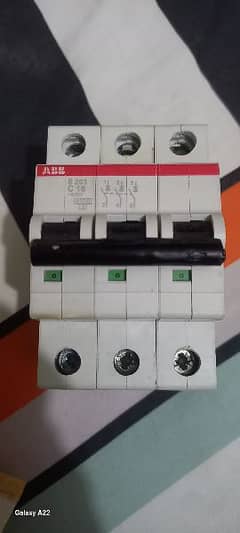 ABB S 203 6 KA 3 Pole Miniature Circuit Breaker