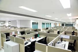 Indoor office work in multiple departments