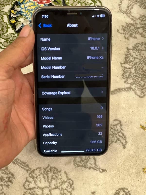 iphone  Xs 256 Gb Pta Approved 3