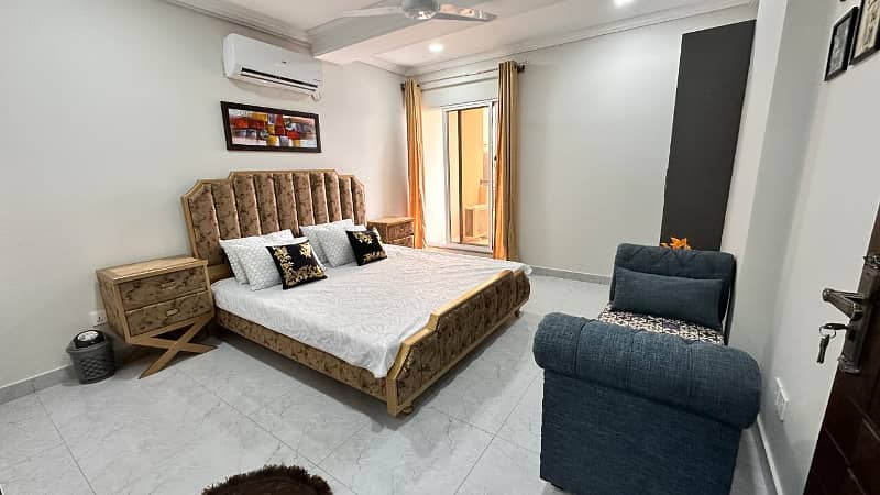 LUXURY FURNISHED/SEMI FURNISHED 2 BED FURNISHED WITH SERVANT ROOM AVAILABLE FOR RENT IN BAHRIA ENCLAVE ISLAMABAD 6