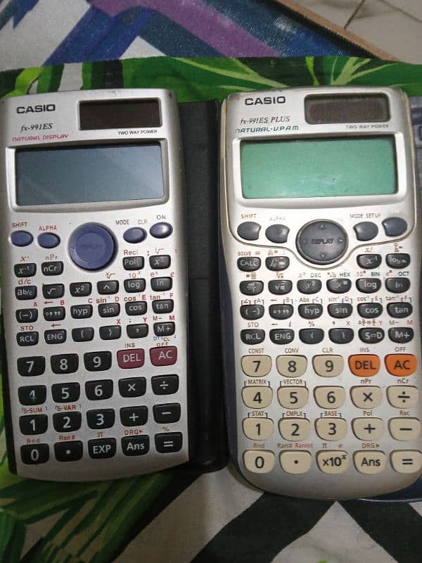 2 Casio scientific calculator available for sale 0