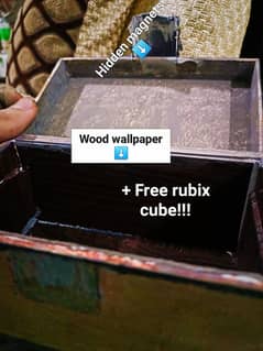 Minecraft chest in real life , and free Rubik's cube too!.