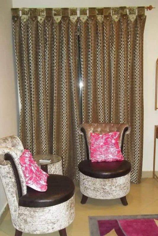 Strong silk self print fancy curtains for sale 0