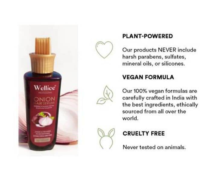 Wellice onion Hair Serum 1