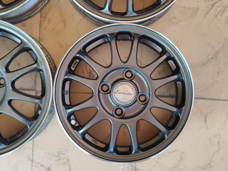 Slightly Used 13 inch Alloy Rims For Alto Wagon R & 660cc cars (China) 9