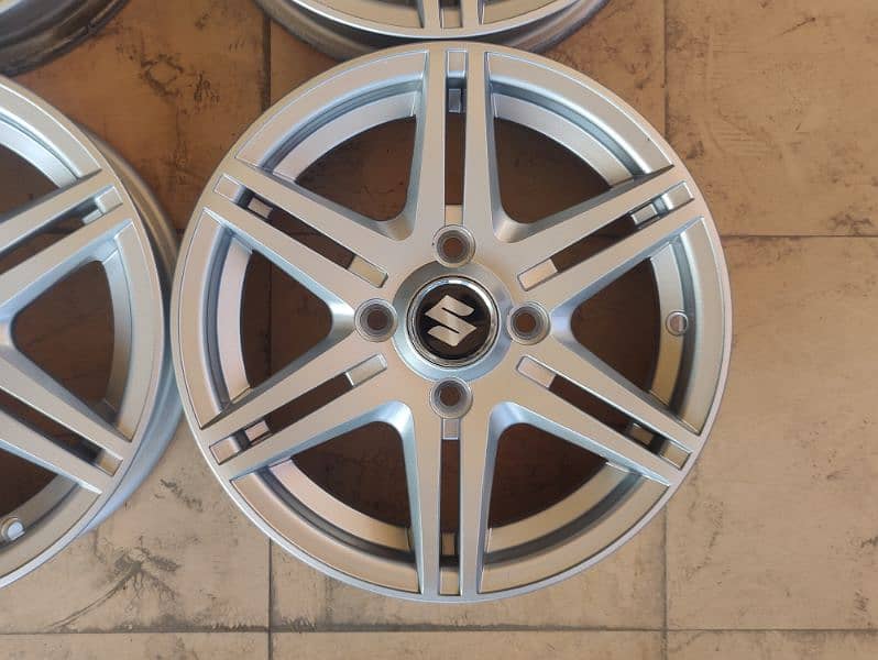 Slightly Used 13 inch Alloy Rims For Alto Wagon R & 660cc cars (China) 10