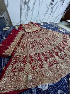 latest Bridal Dress Red