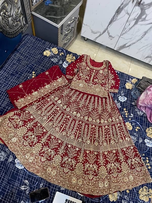 latest Bridal Dress Red 3