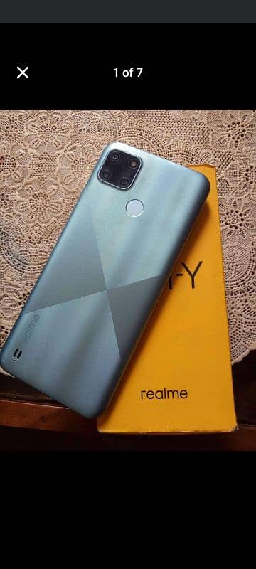 exchange possible realme c21y 4 64  with box all ok 5