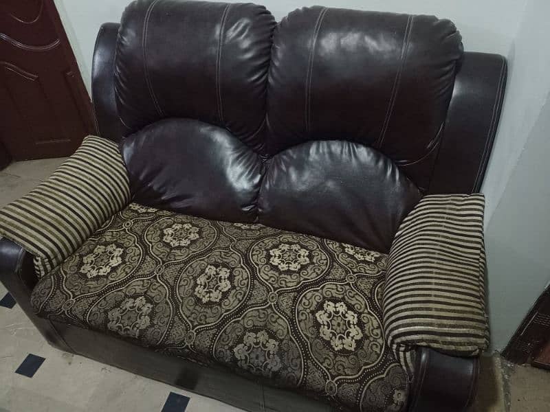 rexin 7 seater sofa set 2