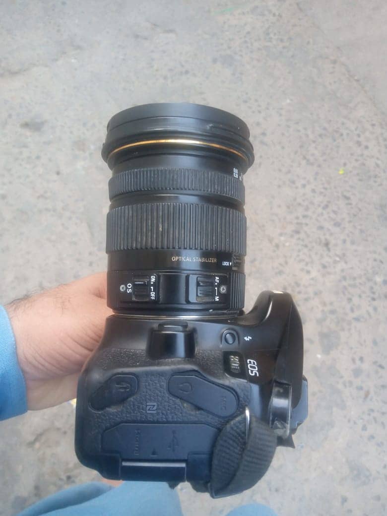 Canon 80d with 17.50 sigma lense 0