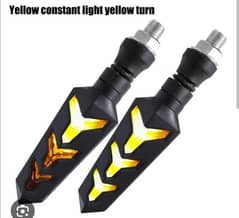 new motorbike light flowing fish bone indicator