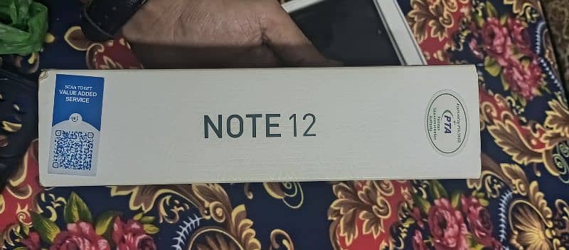 Infinix not 12 PTA Approved 8/128 7