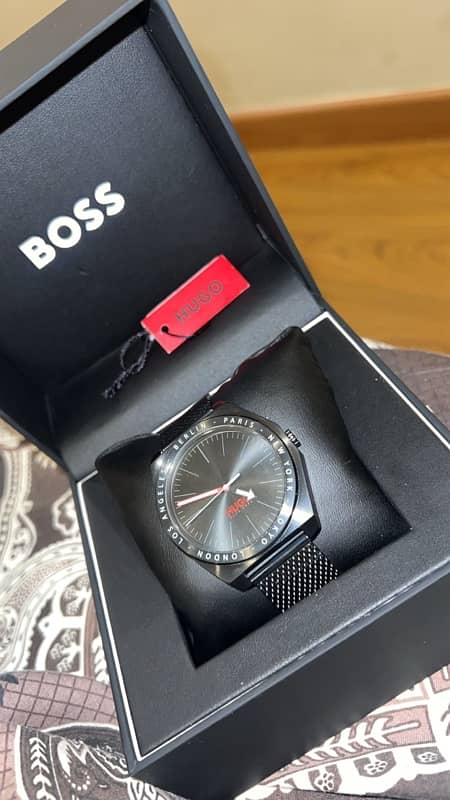 HUGO BOSS Watch Mesh Black. 0