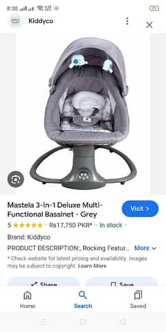 Mastela 3 in 1 deluxe swing 0