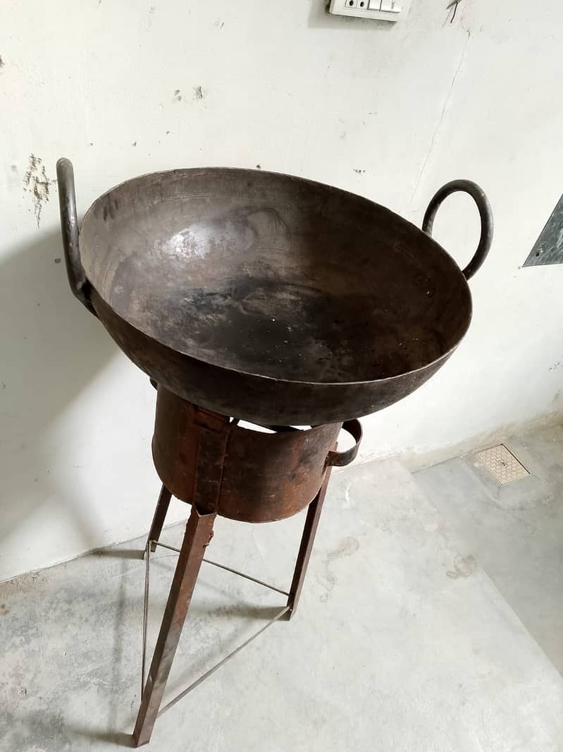 Karahi & Chola Stove 10/10 Condition 1