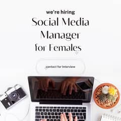 social media manager,  work from home