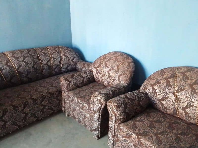 sofa set 5 seater | Luxury sofa with tables 0