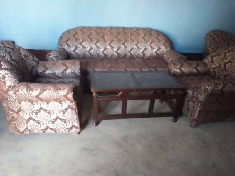 sofa set 5 seater | Luxury sofa with tables 4