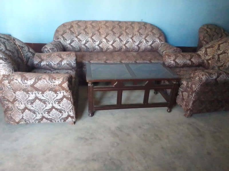 sofa set 5 seater | Luxury sofa with tables 5