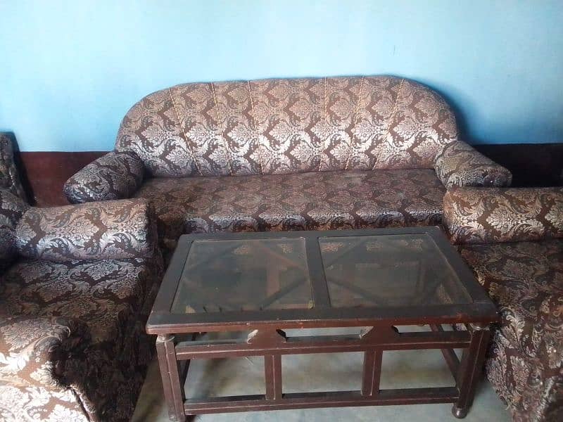 sofa set 5 seater | Luxury sofa with tables 6