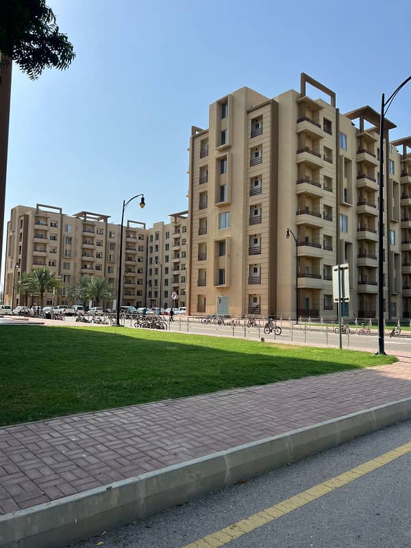 Road 1 Facing 2 Bed Flat in Bahria Towers for Sale 0