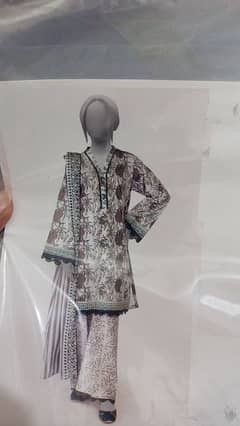 Lawn printed Unstiched dress, Sohaye by diners.