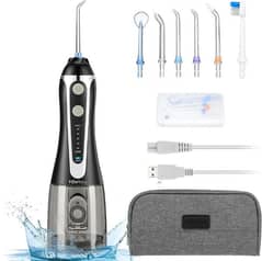 H20floss Cordless IPX7 Waterproof Oral Irrigator with 5 Modes 300ml