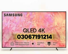 BOx Pack LED samsung 32” to 85” android UHD ultra 4k All size avail 0