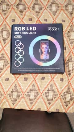 MJ-33 RGB LED Soft Ring Light