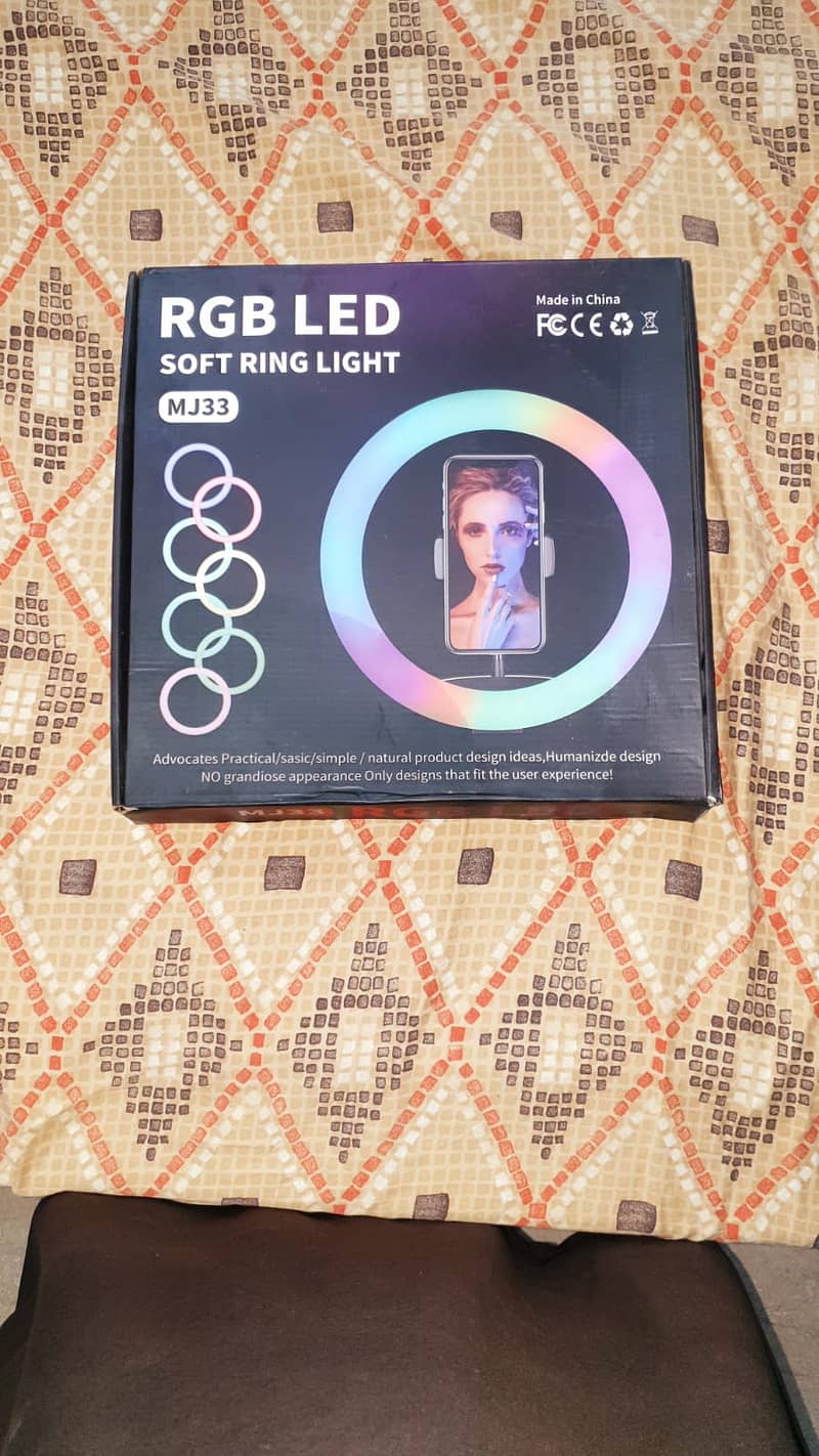 MJ-33 RGB LED Soft Ring Light 0