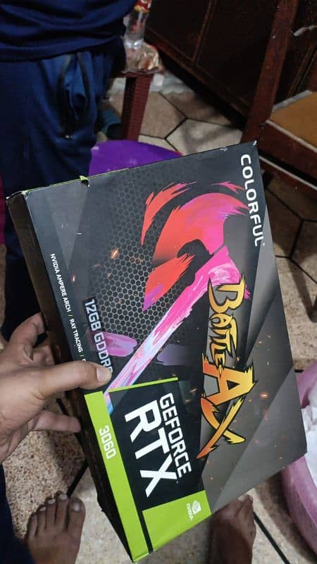 Rtx 3060 12gb Gaming or Graphic Card with Box 1