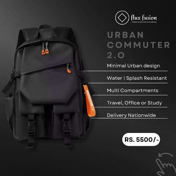 Urban Commuter 2.0 Backpack School Bag, Travel Bag, Office Bag 10