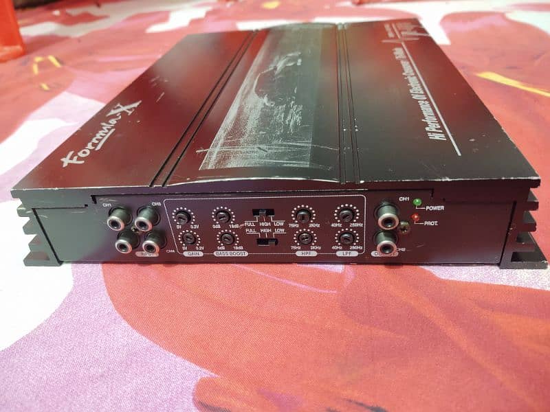 original imported branded Geniune Korea Formula X 4 channel amplifier 3