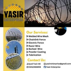 Razor Wire / Barbed Wire / Chain Link Fence / Electric Fence