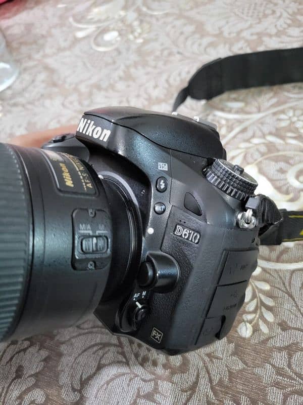 Nikon d610 full frame for sale with 85mm 1.8 and 50mm 1.8 1