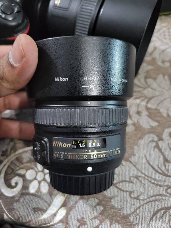 Nikon d610 full frame for sale with 85mm 1.8 and 50mm 1.8 2