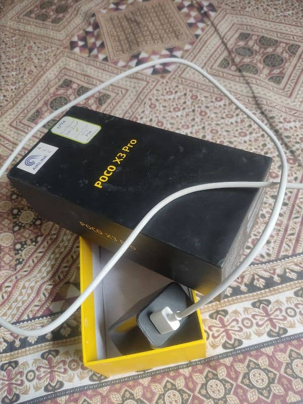 POCO x3 pro 6gb 128gb box and charger 6