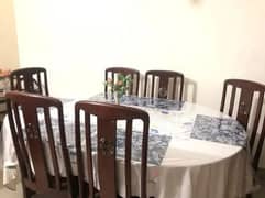 Dining Table with 6 Chairs